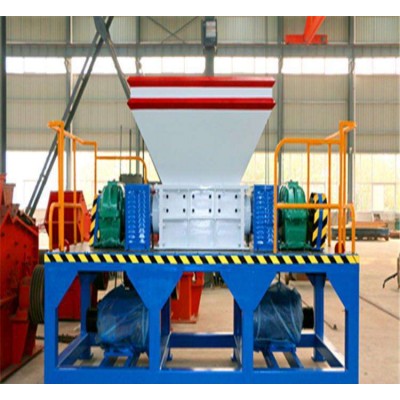 double shaft plastic shredder  wood pallet shredder crusher machine price for sale