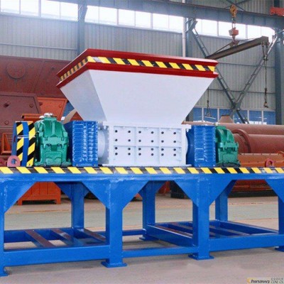 industrial cardboard waste wood pallet double shaft shredder,double shaft shredder machine