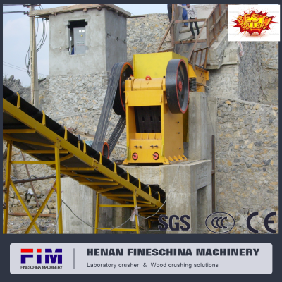 Large capacity leca stone jaw crusher production line